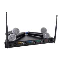 Accuracy Pro Audio UHF-408 Handheld 4 Channels UHF Wireless Microphone