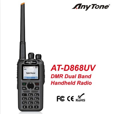 Hot sale Anytone AT-D868UV Digital Dual band radio with GPS